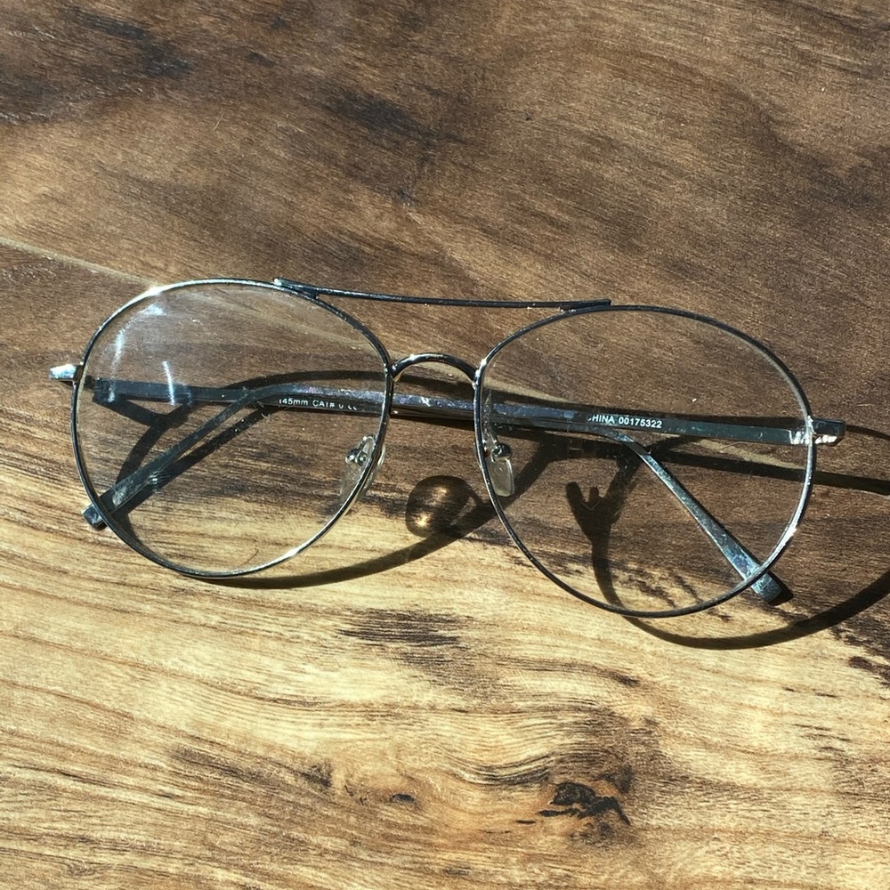 FOREVER21 AVIATOR CLEAR FRAMES